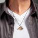 Lidssacde Pet Necklace with Sleeping Dog Trailer - Sweet Angel Gift for Animal Lovers - Perfect Personal Gift for Kids & Adults - Chain Fastening Size D - Buy Online on GoSupps.com