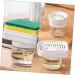 Ciieeo 4pcs Squeeze Bottle Soap Dish Washing Supply Dishwashing Sponge Holder Dishwashing Liquid Dispenser Dishwashing Tool Kitchen Sink Sponge Holder Home Supplies Plastic Dishwasher - Buy Online on GoSupps.com