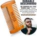 Wooden Beard and Comb Set for Men - Men's Grooming Kit for Styling and Care - Buy Online on GoSupps.com