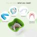 Annhua Dental Storage Container with Flushable Basket Denture Boxes Denture Retainer Case for Soaking and Cleaning Dentures Home & Travel Use(Light Green) - Buy Online on GoSupps.com