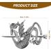 Didiseaon Medieval Metal Hairpins Wiccan Viking Hair Bun Clip Silver Punk Hair Barrette Dragon Chignon Buns Holder Knot Viking Jewelry for Women Girls - Buy Online on GoSupps.com