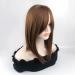 35cm Free Part Silk Base Head Forehead Wiglet with Bangs - Light Brown - Buy Online on GoSupps.com