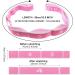 Buy Yoga Stretch Belt with 8 Loops - Violet Resistance Band for Pilates Gymnastics & Flexibility | 86cm Length (167cm Total) | 4cm Wide - Buy Online on GoSupps.com
