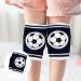 Football Pattern Navy Blue Knee Pads for Kids - Protective Crawling Knee Pads for Safety - Buy Online on GoSupps.com