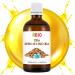 Organic Linseed Oil 100ml - 100% Cold Pressed Pure Unrefined - Laborbio