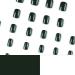 Buy Quadratic Black Acrylic Press-On Nails - 24 Full Cover Artificial Nails with Glue | MouyouGlow for Women BB10 - International Shipping Available - Buy Online on GoSupps.com