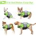 ALAGIRLS Dog Life Jacket - Adjustable Pet Lifesaver - High Buoyancy Floatation Vest for Water Safety - Green L (Chest 53-72cm) - Buy Online on GoSupps.com