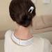 Dervivea French Pearl Hair Pins Silver U-Shape Hair Stick Hair Pin White Pearl Hair Fork Pins Minimalist Metal Updo Sticks Bun Decorative Hair Accessories for Women - Buy Online on GoSupps.com
