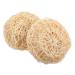 KALLORY 2pcs Cleaning Bath Ball Bath Shower Loofah Bathing Sponge Exfoliator for Bath for Cleaning Exfoliating Scrubber Natural Sponge Bath for Shower Cutting Mat Sisal Spa