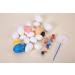 90 Pack White Craft Foam Eggs - Easter Halloween Christmas DIY Painting Projects - 5 Sizes (1-2.2 inch) - 90pcs - Buy Online on GoSupps.com