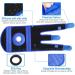 Adjustable Knee Support Brace for Running Sports & Joint Pain - AVIDDA Patella Tendon Knee Brace with Stabilizers | Blue XS-M 12.5-18.5 - Buy Online on GoSupps.com