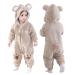 Doladola Baby Romper Animal Dalmatians Onesies Toddler's Romper Jumpsuit Newborn Baby Outfit 2 5-3 5 Years Beige Bear