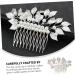 Didiseaon Hair Accessories Wide Teeth Combs Bridal Hair Comb Floral Hair Comb Girls Hair Clips Simple Side Comb Wire Hair Combs Hairdressing Side Comb Delicate Bride Zinc Alloy - Buy Online on GoSupps.com