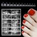 LoveOurHOme 240pc Gel X Toenail Tips Clear Full Cover Short Square Fake Toe Nails Artificial False Toe Pedicure Design Decor for Gel x/Acrylic Toe Nails Extension Toenails