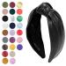 YETASI Black Leather Knotted Headband for Women - Stylish Fix for Messy Hair Days - Buy Online on GoSupps.com