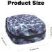 Leopard Print Tie Dye Menstrual Cup & Pad Pouch | Portable Sanitary Napkin Storage Bag - Color 9 - Buy Online on GoSupps.com
