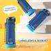 Luyiilo 500ml Leak-Proof Childrens Drinking Bottle - BPA-Free Sports Bottle for School Hiking & Gym with Fruit Insert - Blue - Buy Online on GoSupps.com