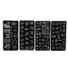 Nail Printing Stencils Nail Stamping Plate Not Easy to Fall Off for Home Beauty Salon(13-16)