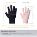 Small Hands UV Gloves for Nails | UPF50+ UV Protection Fingerless Gloves for Women | Anti UV Light Gel Manicure - Extra Small Black - Buy Online on GoSupps.com