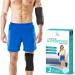 2 Pack Hot and Cold Compression Ice Pack Sleeve (360 Coverage) | Pain Relief Support for Joints and Muscles Sleeve for Knee Elbow Legs Arm Medium