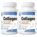 Vita-Nuage (2 PACK) Premium Marine Wild Fish Collagen 6000mg 90% High Protein Content 120 Count 100% Pure Hydrolyzed Collagen
