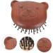 Buy Hapinary Bear-Shaped Wooden Comb & Massage Brush - Scalp Washer & Hair Massage Tool - Ideal for Healthy Hair Care | International Shipping Available - Buy Online on GoSupps.com