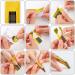 Nail Templates (600 pcs) | Self-Adhesive Gel Nail & Extension Stencils - Golden & Pink | Perfect for Artificial Fingernail Modeling - Buy Online on GoSupps.com