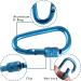 Buy New Mini Keychain Carabiner - Zalava Multi-Functional 6 Color Hook for Camping Fishing Hiking & Travel - Buy Online on GoSupps.com