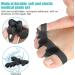 Silicone Toe Spacers Gel Stretcher Separator for Toe Correction - Bunion Corrector for Pain Relief - Plantar Fasciitis and Hammer Toe Straightener for Men and Women - 4 Pairs (Black) - Buy Online on GoSupps.com