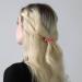 Aurora Pin Hair Barrettes Clips Set - 18 Colored Pieces - Medium Plastic Dome Styling Accessories for Girls & Women - Made in Korea - Buy Online on GoSupps.com