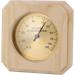Wooden Sauna Hygrothermograph - Accurate 5% Wall-Mounted Pine Thermometer Hygrometer for Sauna - Buy Online on GoSupps.com