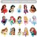 Princess Cupcake Toppers Birthday Cake Decorations Party Supplies Decor 60 counts - Buy Online on GoSupps.com