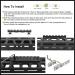 360 Tactical M-LOK Rail Section - 7 Slots (Set of 2) for M Lok Handguard - Buy Online on GoSupps.com