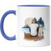 Personalized Kiddle-Design Dog Dad Mug - Blue Dog Owner Gift | Perfect for Dog Lovers & Pet Fans - Buy Online on GoSupps.com