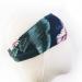 Lin's Liliana Outdoor Sports Headband Sweatband Hairbands Elastic for Jogging Hiking Cycling Summer Bandana Dark Blue
