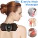 Buy EMS Electric Neck Massage Device - 2 Portable Mini Massagers 8 Modes & 19 Intensity Levels Wireless Self-Adhering for Ultimate Cervical Relief - Buy Online on GoSupps.com