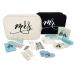 Mr. and Mrs. Honeymooners Travel Bag Gift Set - Bride and Groom Travel Set - Bridal Shower Gift - Couples Gift for the Mr. and Mrs.