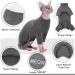 Buy Sphynx Cat Turtleneck - One-Piece Sweater for Kittens | Gray 4-Legged Catwear for Sphynx Cornish Rex Devon Rex Peterbald - Buy Online on GoSupps.com