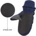 XIAOHAWANG Kids Ski Gloves | Waterproof Winter Dinosaur Mittens Navy | 2-8 Years - Buy Online on GoSupps.com