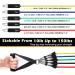 WSAKOUE Resistance Bands Set - 5 Level Exercise Bands for Men & Women - Fitness Bands with Handles, Door Anchor, Ankle Straps & Carry Bag - Buy Online on GoSupps.com