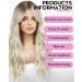 Wokestar Long Platinum Synthetic Wig with Curtain Fringe for Women - Buy Online on GoSupps.com
