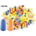 Newgen Medicals Easter: 100 Pack Hearing Protection Earplugs - 4 Colors 33 dB Insulation | Bulk Earplug Solution - Buy Online on GoSupps.com
