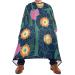 Waterproof Barber Cape -Daisy and Tulip Cheetah Haircut Bib for Men Unisex Hair Cutting Cape(8rp1a)
