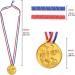 Gejoy 30 Pieces Gold Plastic Winner Award Medals - Olympic Style Metal Awards for Sports, Competition & Talent Shows - Perfect for Spelling Bee, Gymnastics, Birthdays - Classic Style - Buy Online on GoSupps.com