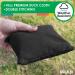 Barcaloo Weather Resistant Cornhole Bean Bags Set - 8 Duck Cloth Bags - Regulation Size & Weight - Red & Black - Buy Online on GoSupps.com