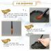 12-Piece Chinese Calligraphy & Watercolor Brush Set with Roll-up Holder - Ideal for Sumi Painting, Kanji Art, and Japanese Writing - Buy Online on GoSupps.com