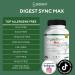 DigestSync Max Extra Strength Digestive Support 60 Capsules Gluten Free Vegan Natural Ingredients (1) - Buy Online on GoSupps.com