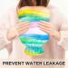 Naanle 1L Watercolor Hot Water Bottle with Cover - Pain Relief & Heat Therapy - Transparent Design for Comfort - Buy Online on GoSupps.com