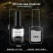 ROSALIND 2Pcs 15ML Top Coat Base Coat Set Gel Top Coat and High Gloss Gel Nail Polish Soak Off LED/UV Nail Lamp Suitable As A Gift for Women To DIY At Home Base Coat-top Coat - Buy Online on GoSupps.com