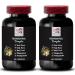 Elderberry Strength - RESVERATROL Complex - Nutrient Rich Berry Fusion Pomegranate Energy Hydration Factor Supportive Blend Daily Support Flavorful Boost Natural Strength 2 Bottles 120 Caps